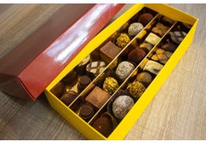 Praline di cioccolato fondente - 21 pz