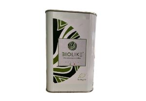 BIOLIKE OLIO EVO BIOLOGICO ANNATA 2025-26 -LATTA DA 3 LITRI 