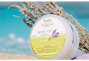 Lavender purifying face scrub