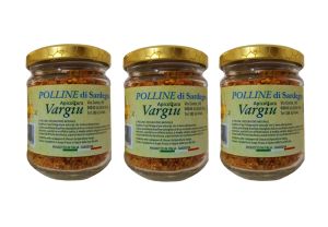 Polline millefiori deumidificato – 3 vasetti da 120 gr