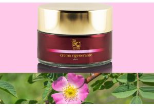 Crema viso rigenerante linea Rosa Canina
