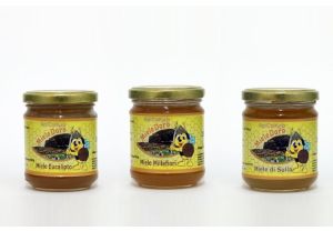 Tris di mieli eucalipto-millefiori-sulla